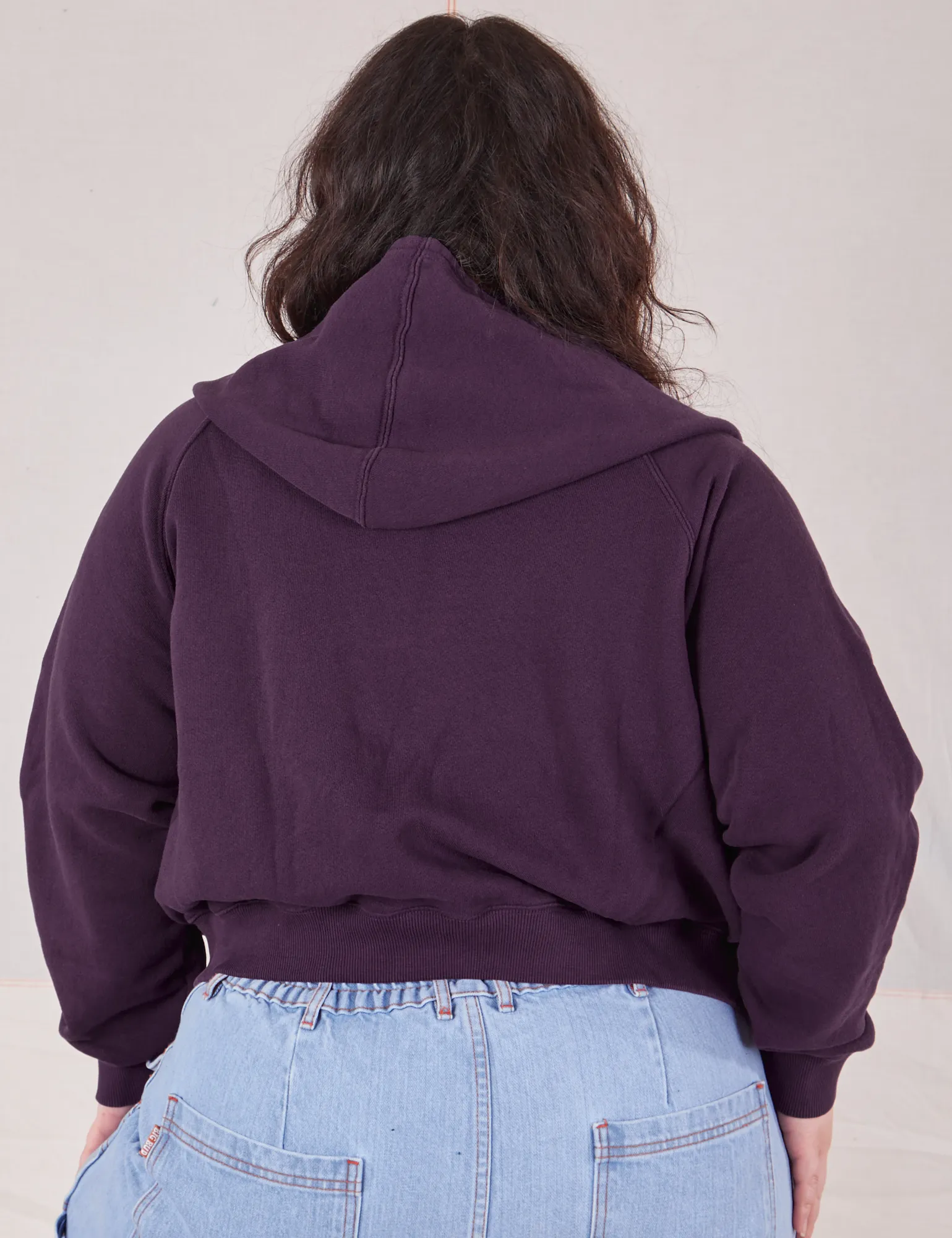 Cropped Zip Hoodie - Nebula Purple *FINAL SALE*