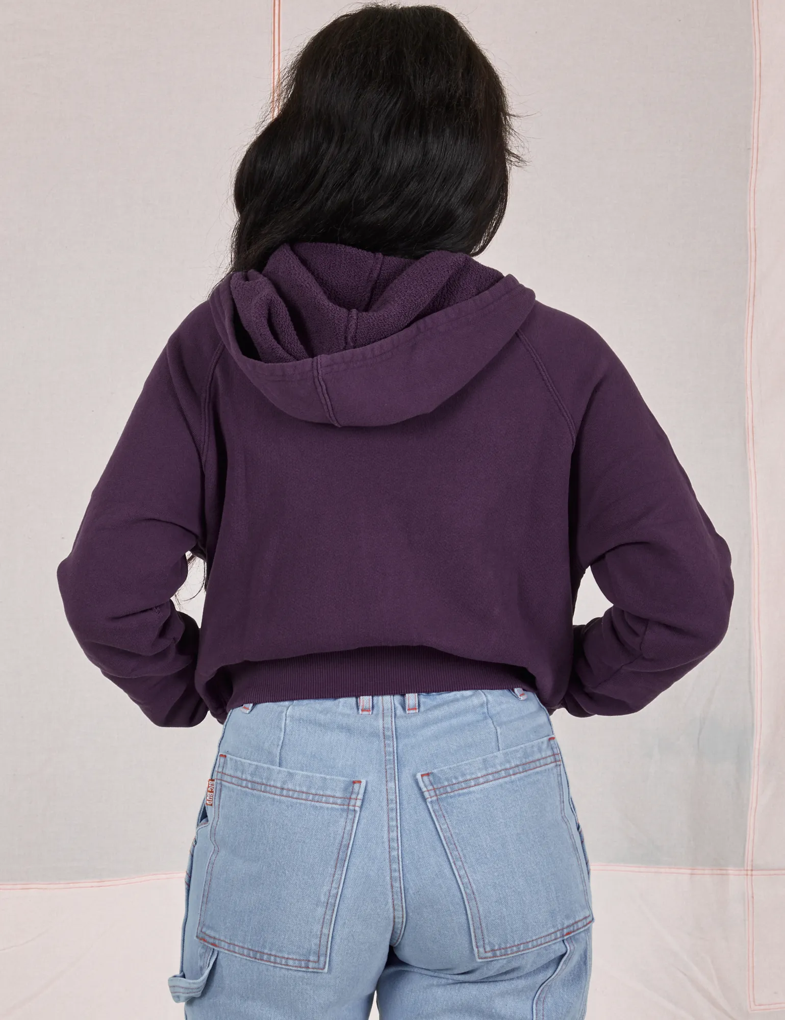 Cropped Zip Hoodie - Nebula Purple *FINAL SALE*