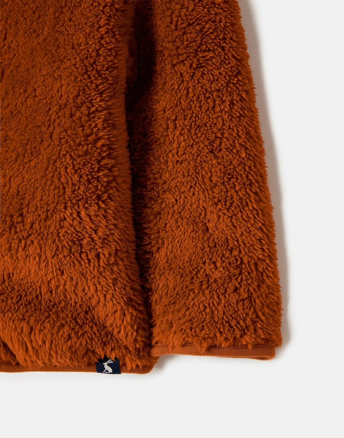 Cuddle Zip Through Recycled Fleece - Tigorange | Joules