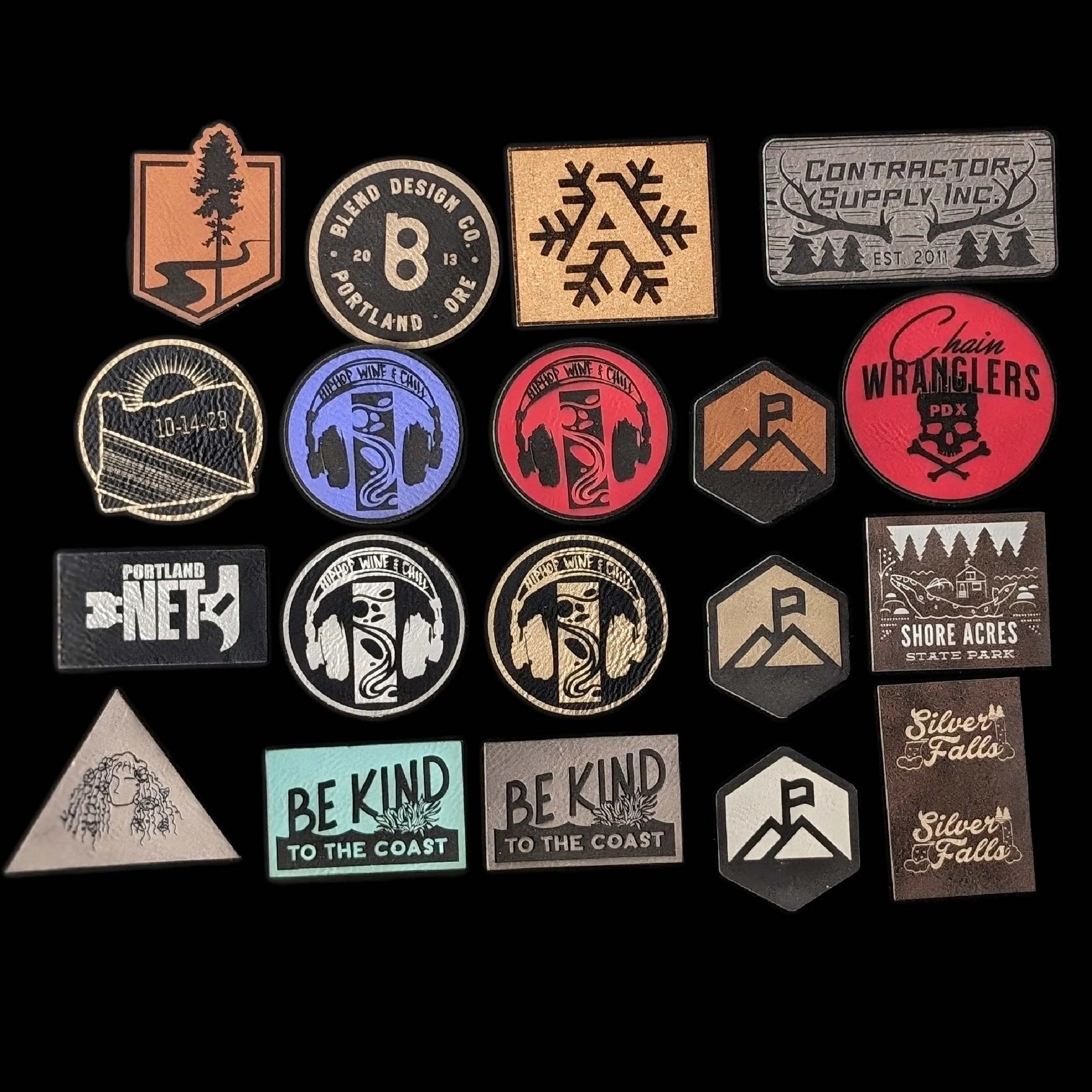 Custom Leatherette Patches