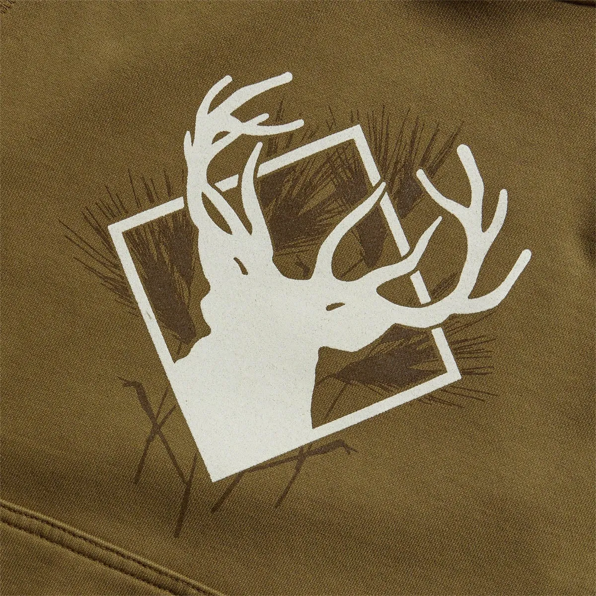 DEERHEAD HOODED SWEATSHIRT