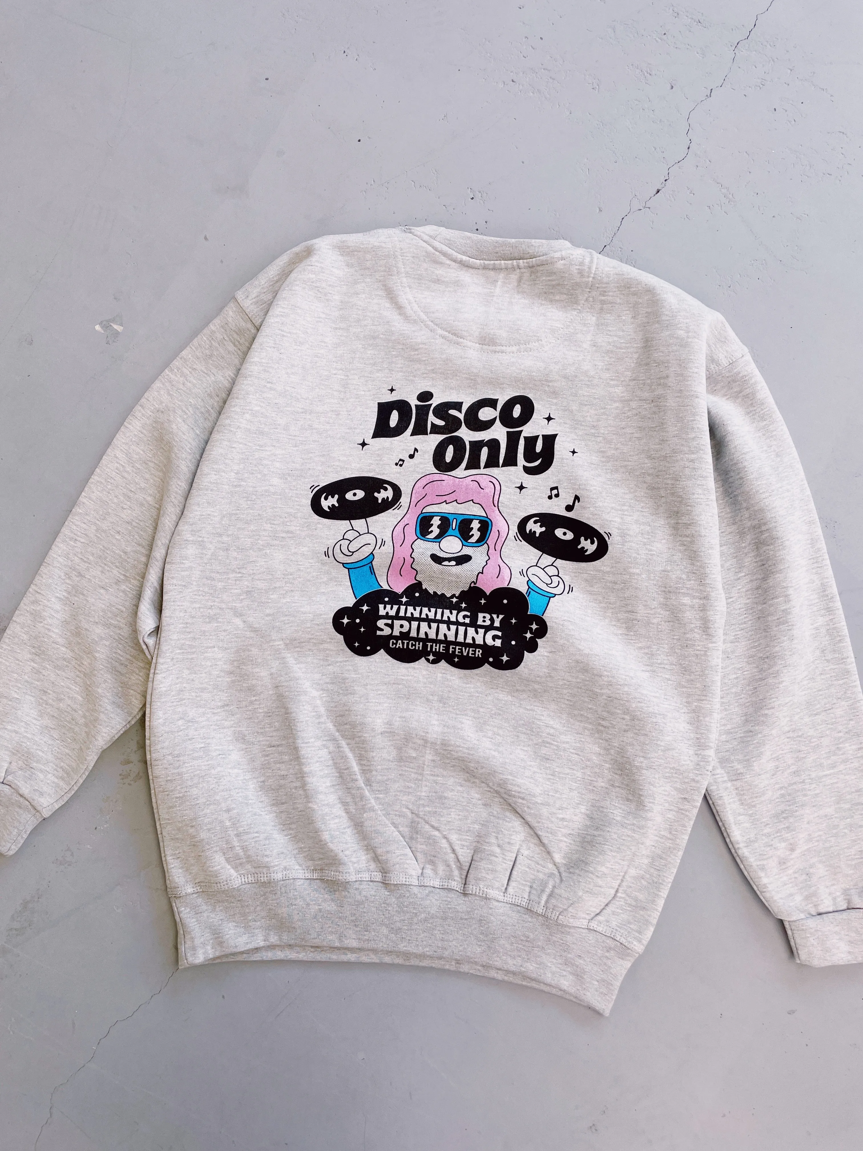 DISCO ONLY 'NYC Disco' Sweater - Grey