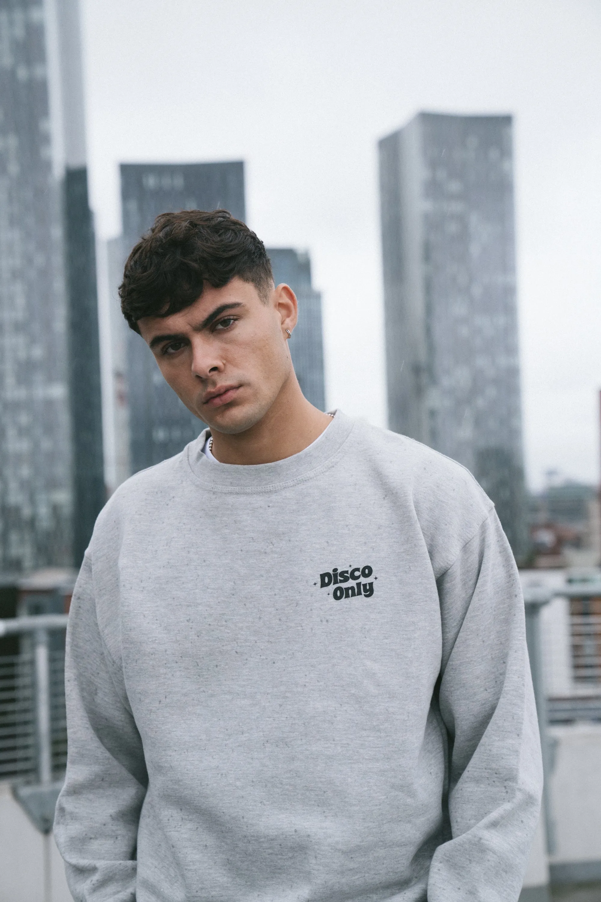 DISCO ONLY 'NYC Disco' Sweater - Grey