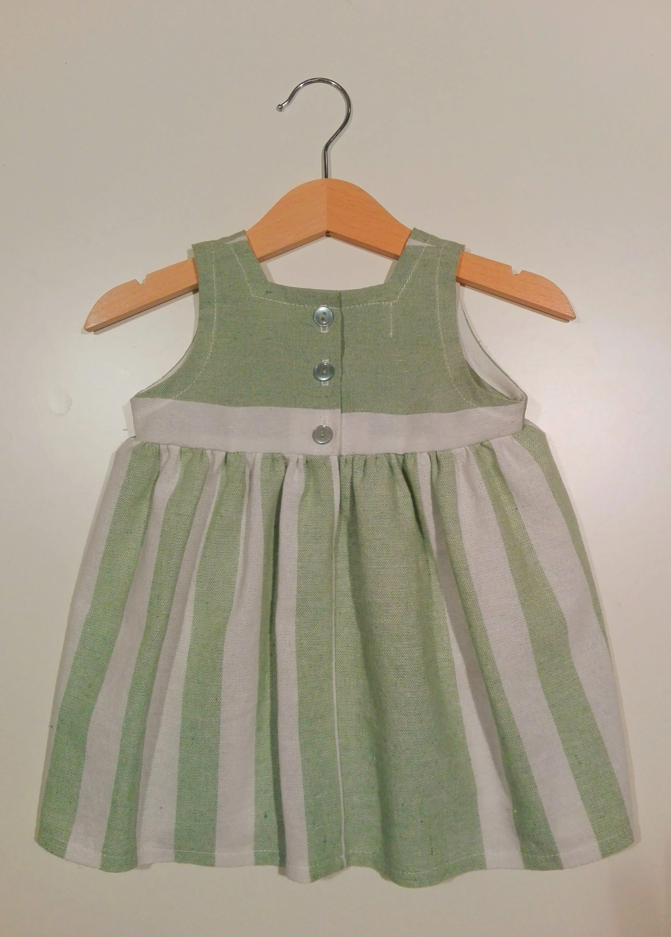 Dress without sleeve in soft cotton New