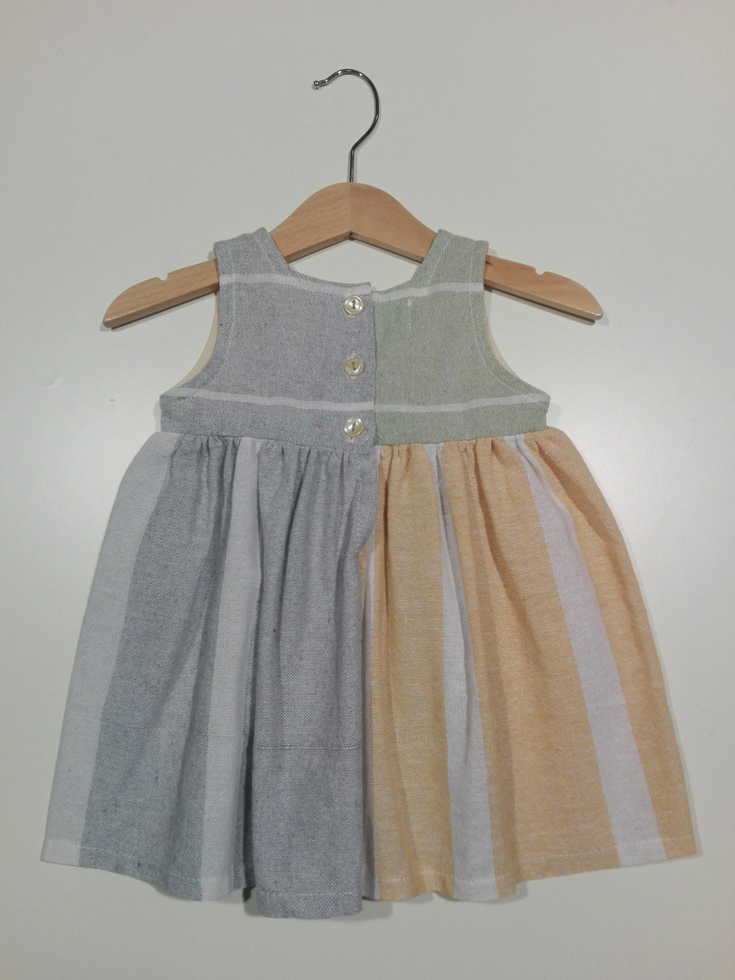 Dress without sleeve in soft cotton New