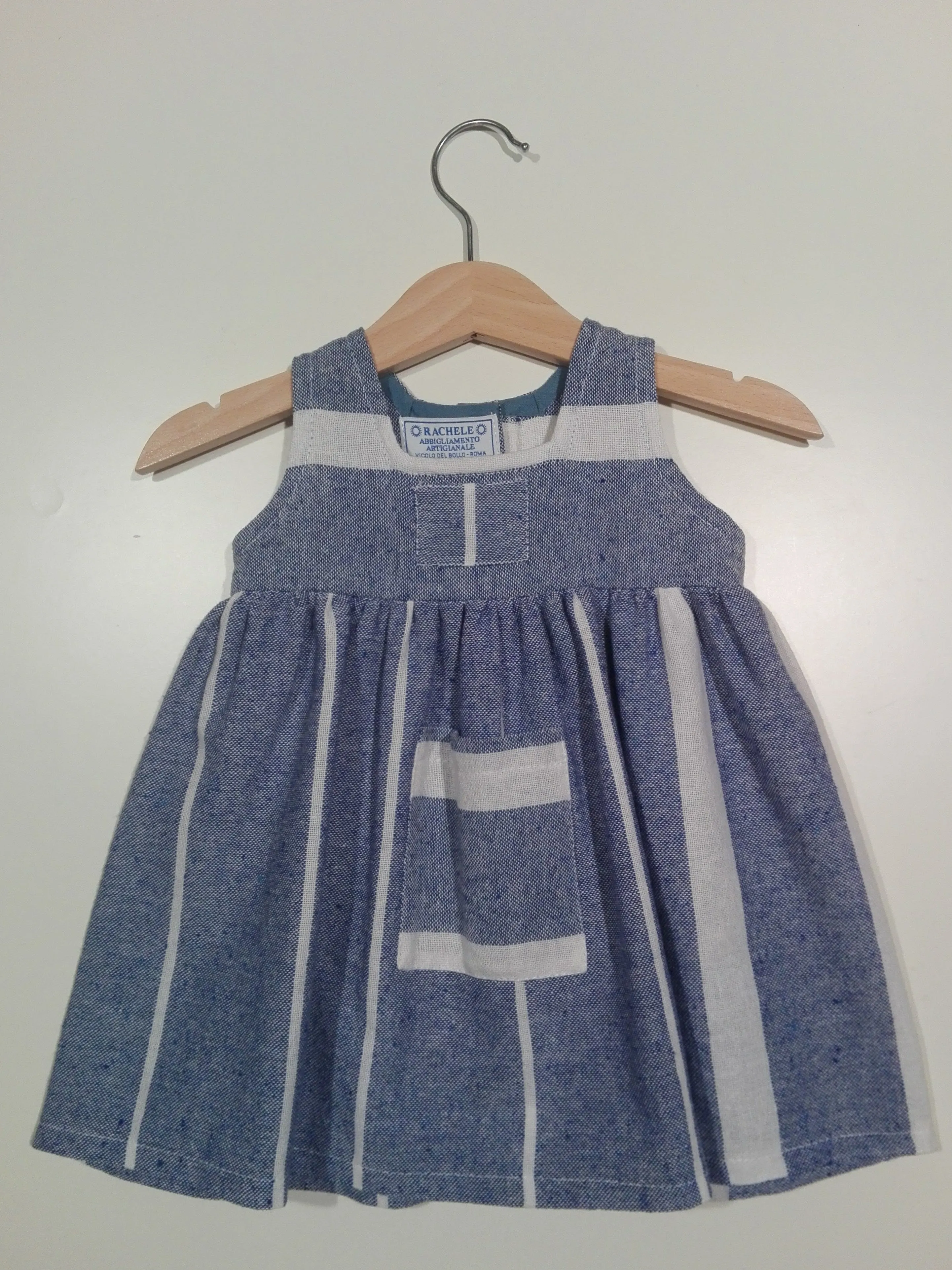 Dress without sleeve in soft cotton New