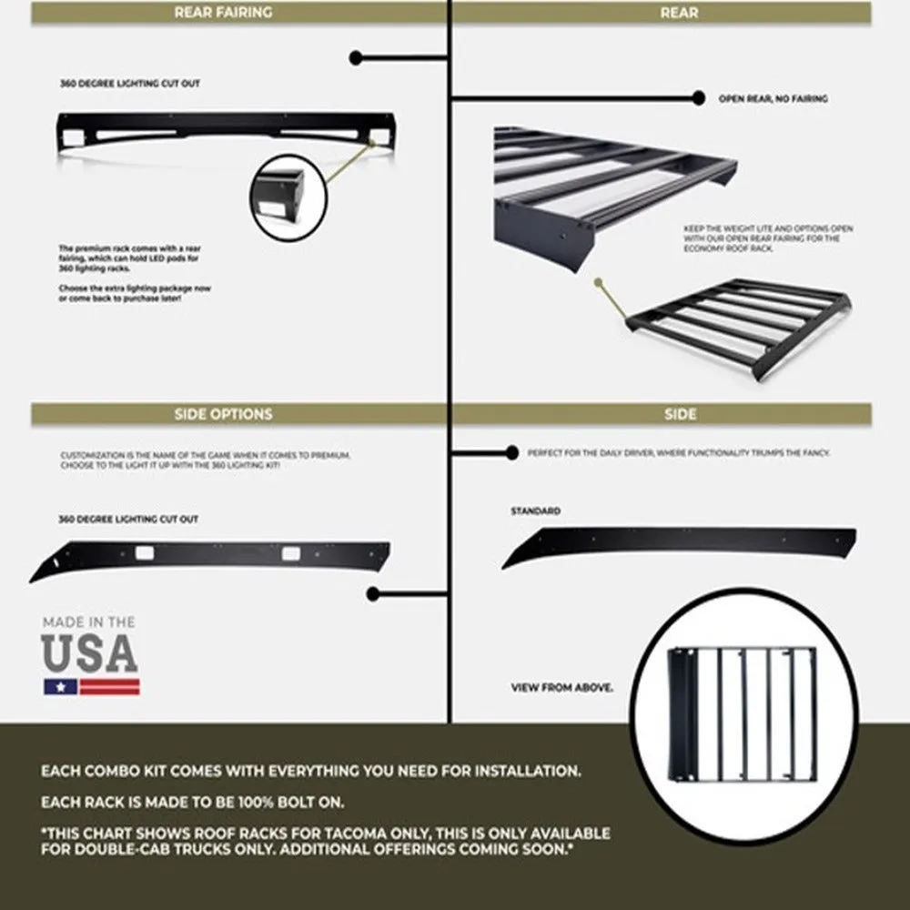 Economy Roof Rack Tacoma (2005-2023)