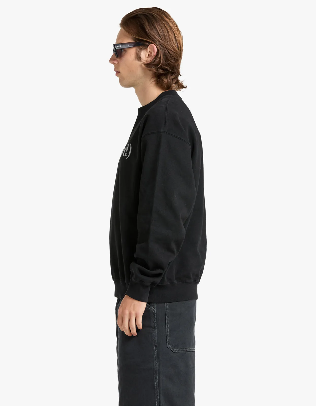 Embroidered Sweatshirt - Black