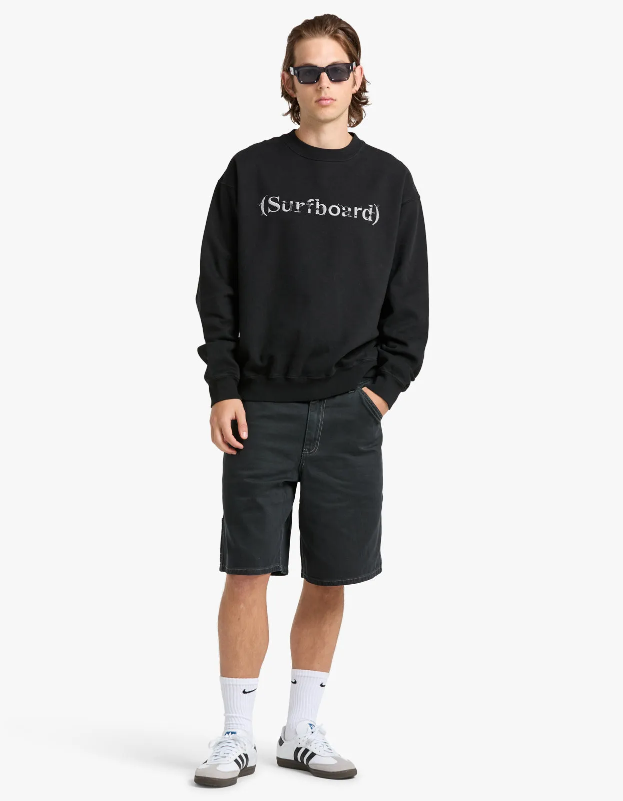 Embroidered Sweatshirt - Black