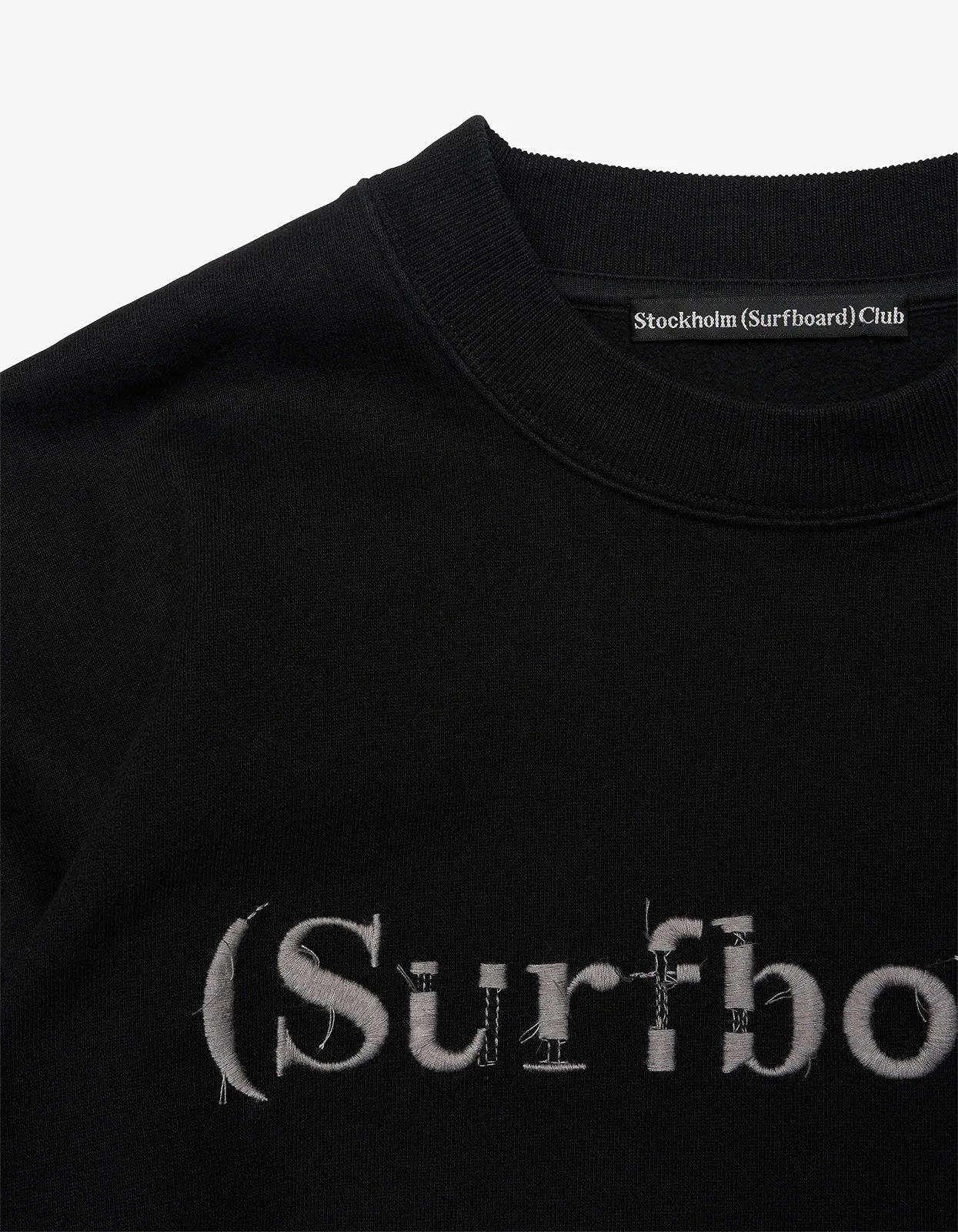 Embroidered Sweatshirt - Black