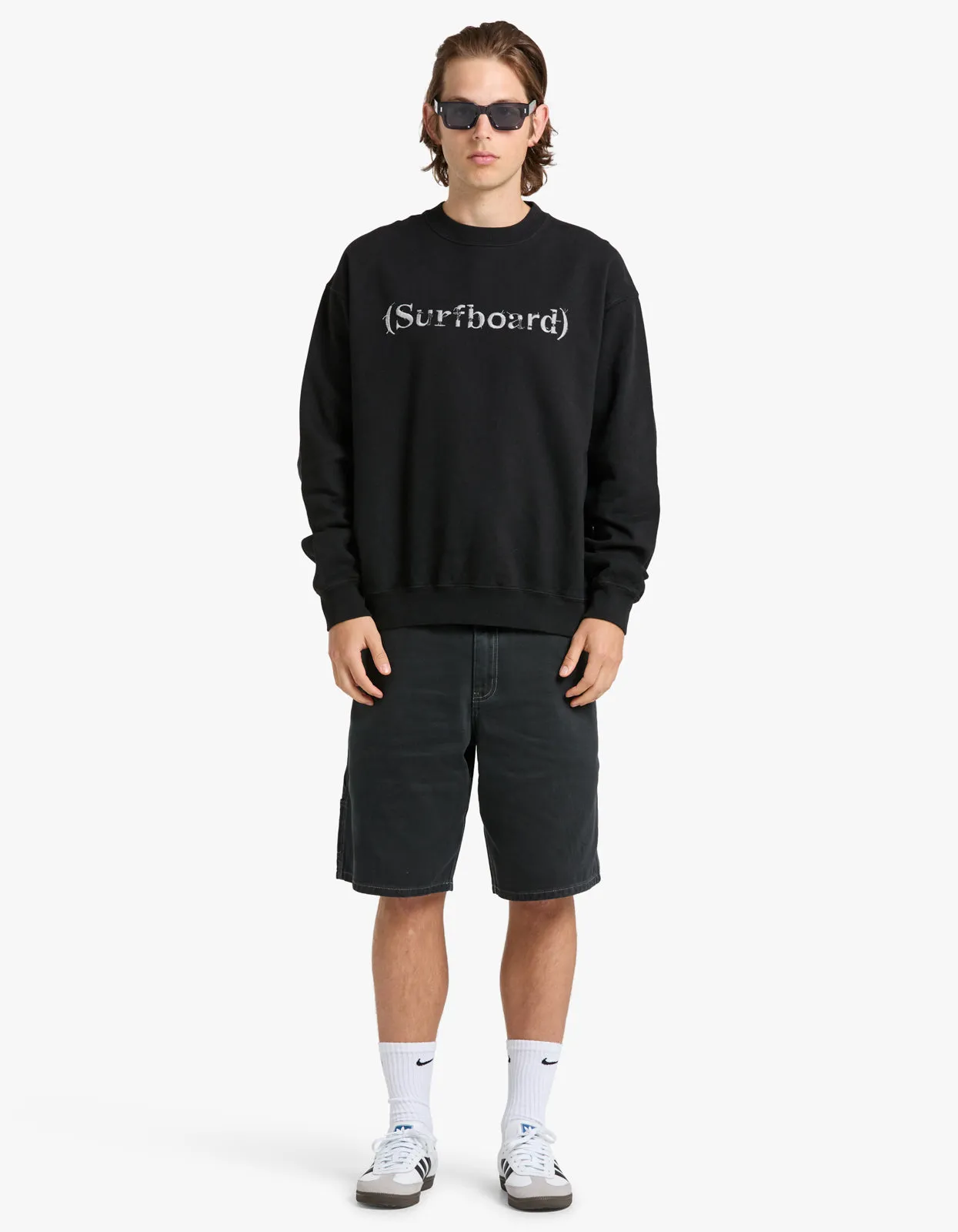 Embroidered Sweatshirt - Black