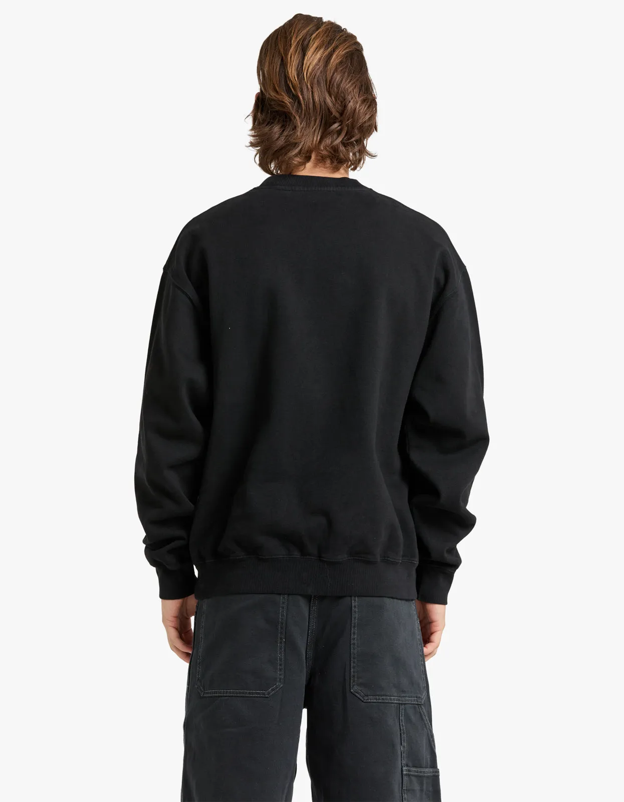 Embroidered Sweatshirt - Black