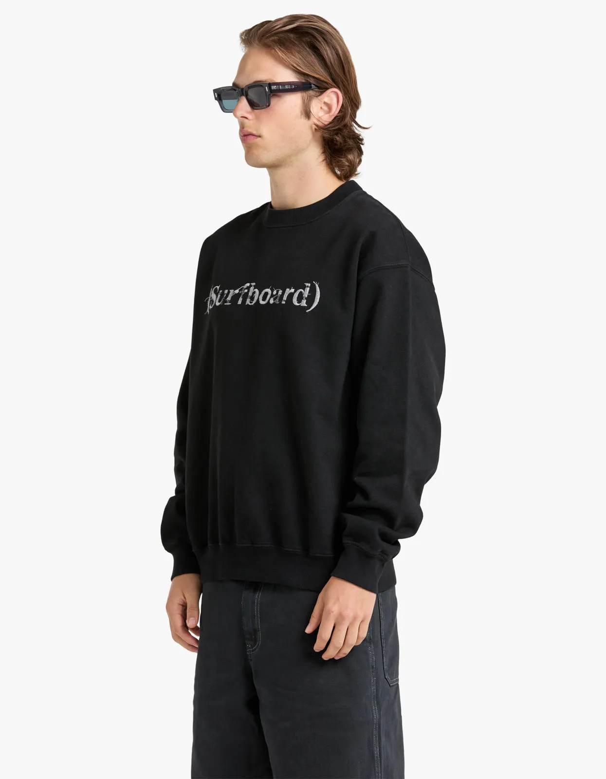 Embroidered Sweatshirt - Black