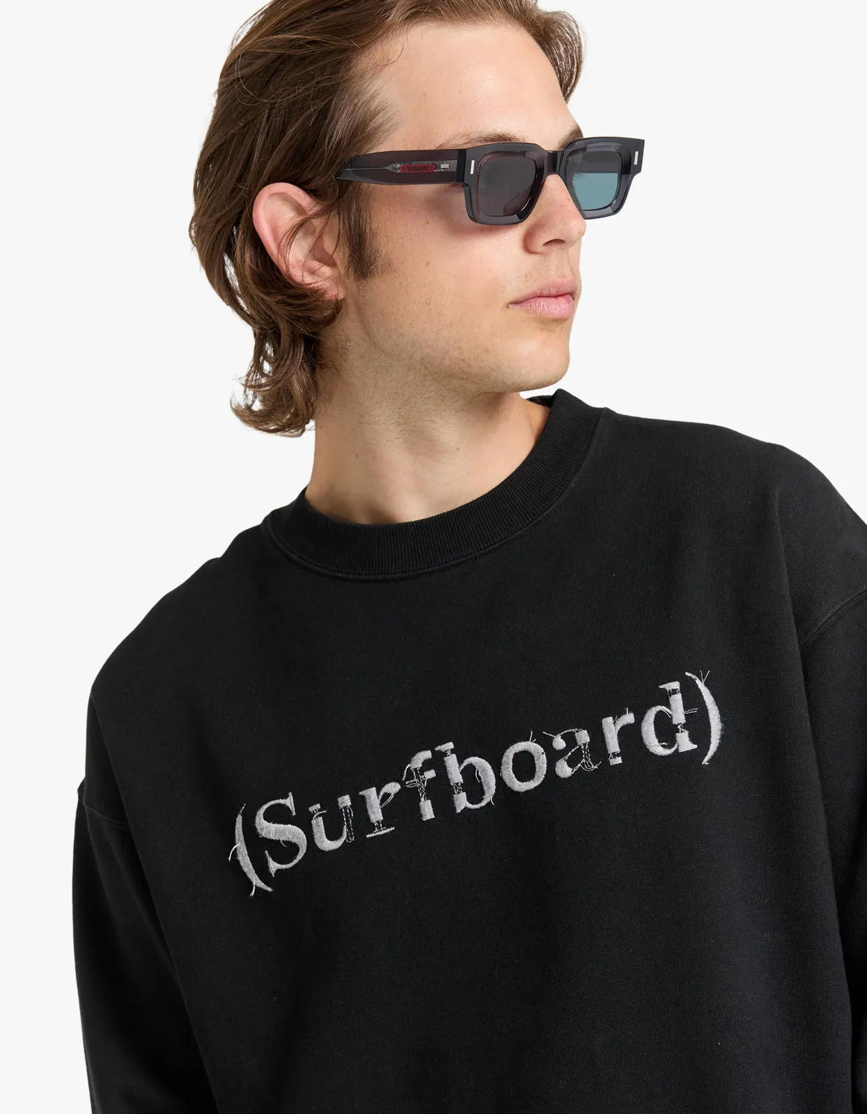 Embroidered Sweatshirt - Black