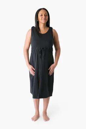 Free Maternity Labor Gown_Black