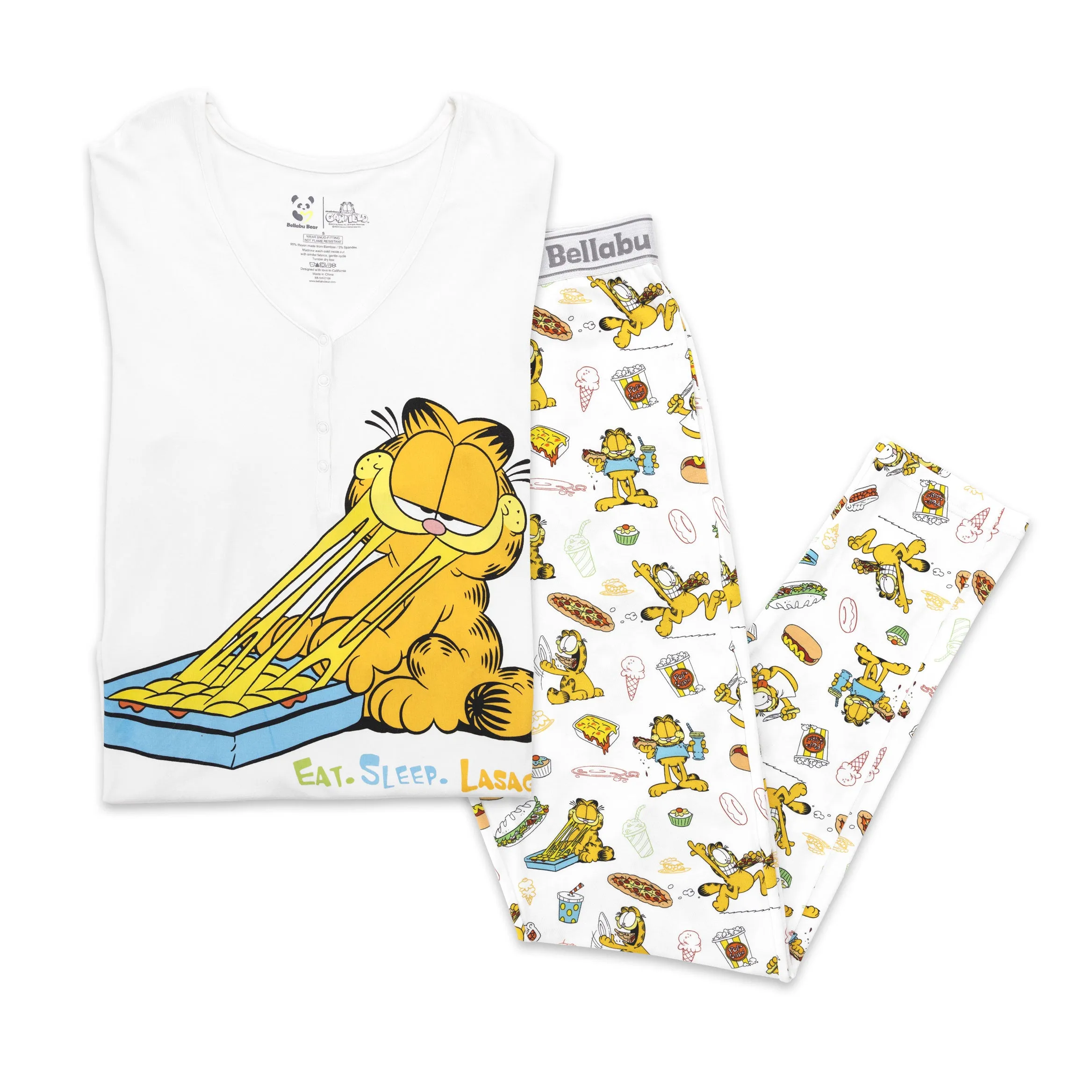 Garfield: Snack Attack Bamboo Women's Pajama Set