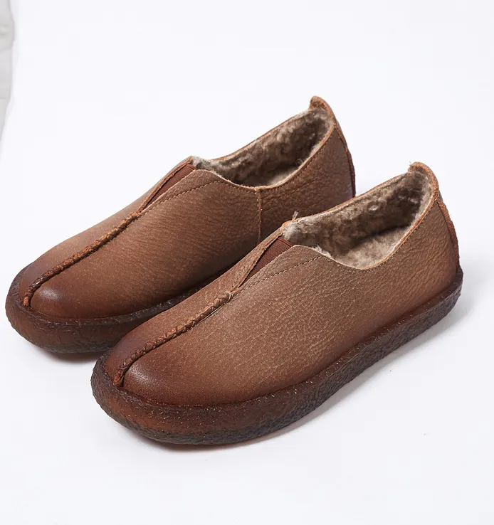 Gift Shoes Autumn Spring Handmade Soft four Seasons Women's Shoes