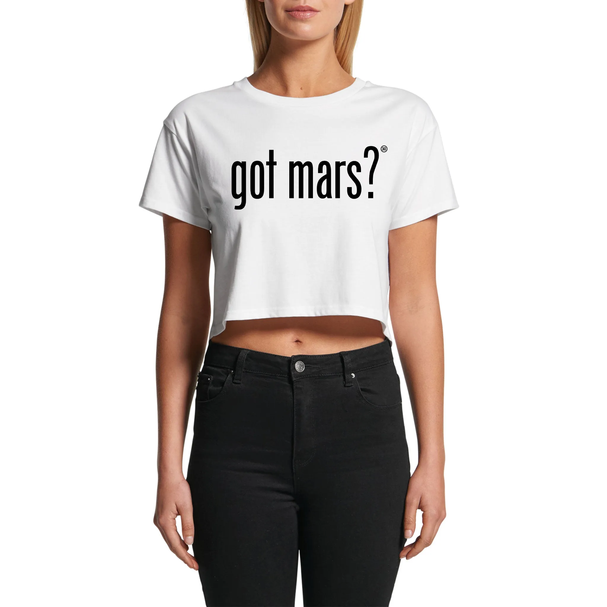 Got Mars? Women's Crop Tee