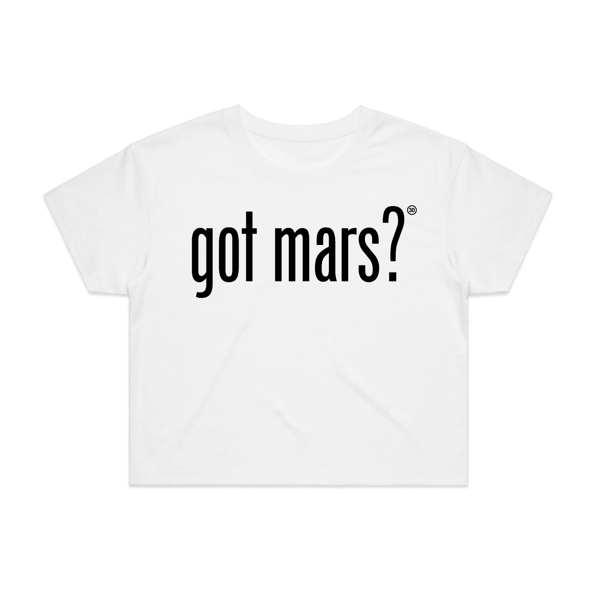 Got Mars? Women's Crop Tee