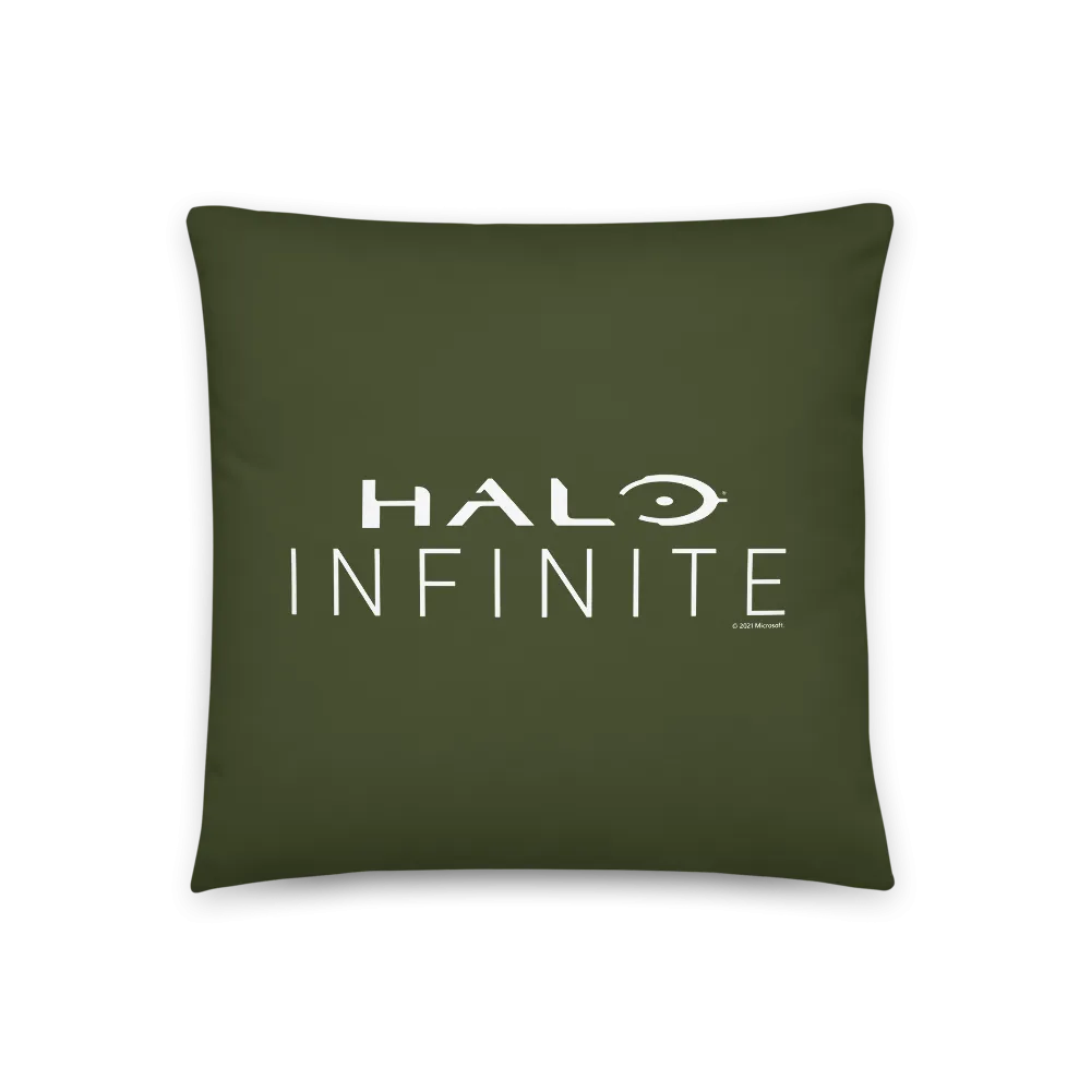 Halo Infinite Sprinting Master Chief Throw Pillow