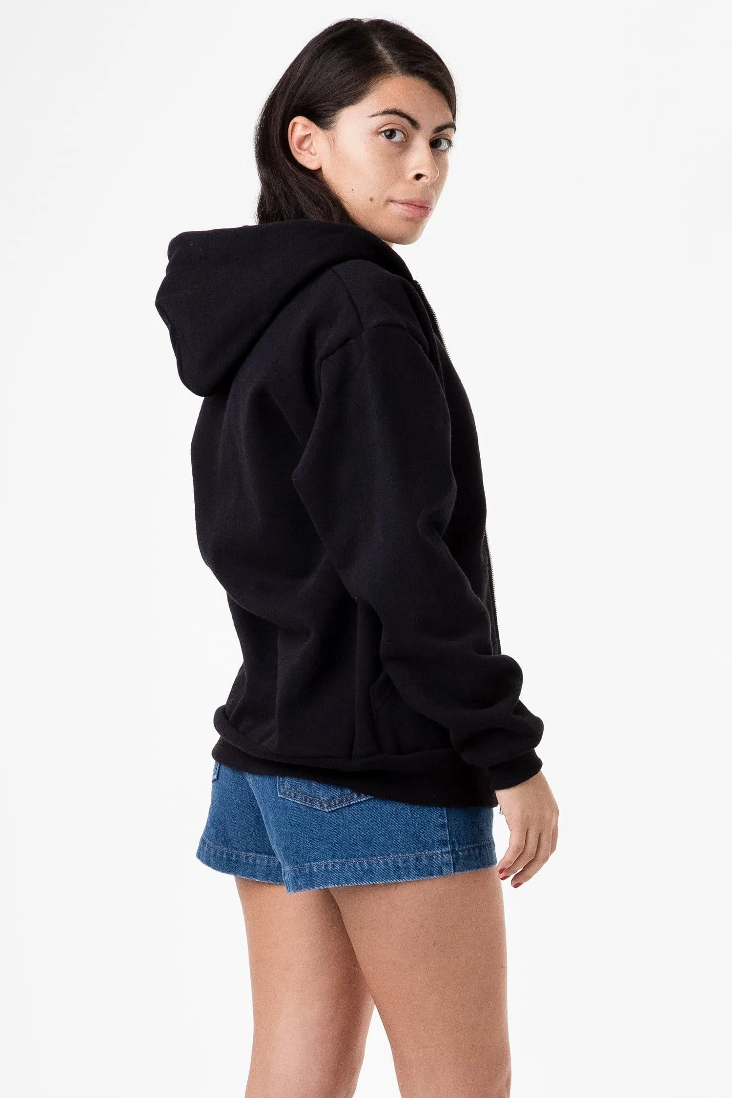 HF10 - Heavy Fleece Zip-Up Hoodie (Piece Dye)