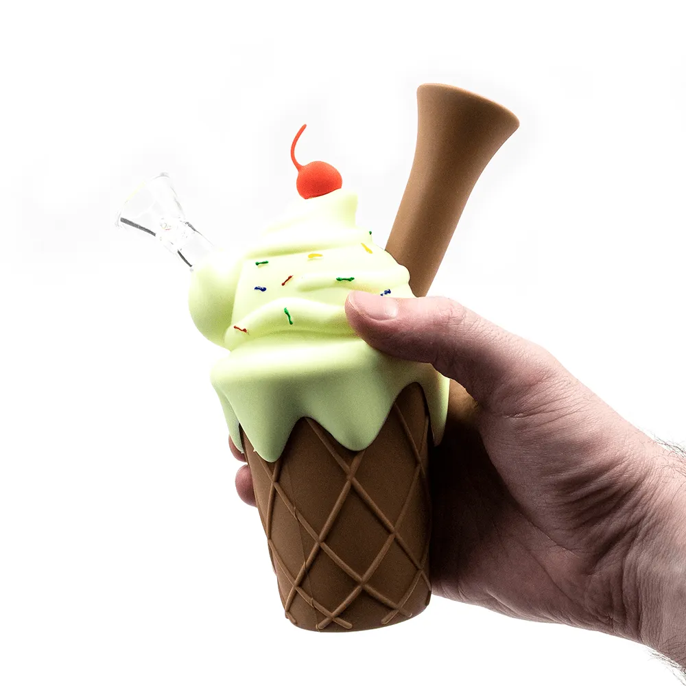 Ice Cream Silicone Bong