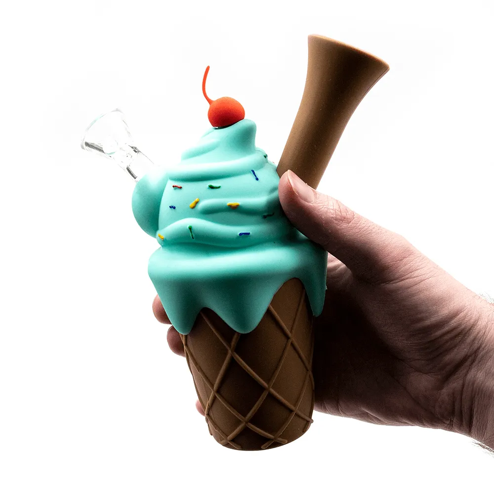 Ice Cream Silicone Bong