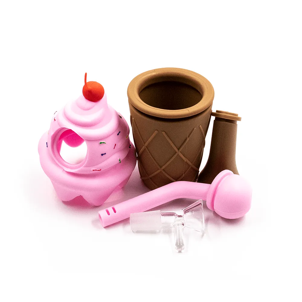 Ice Cream Silicone Bong