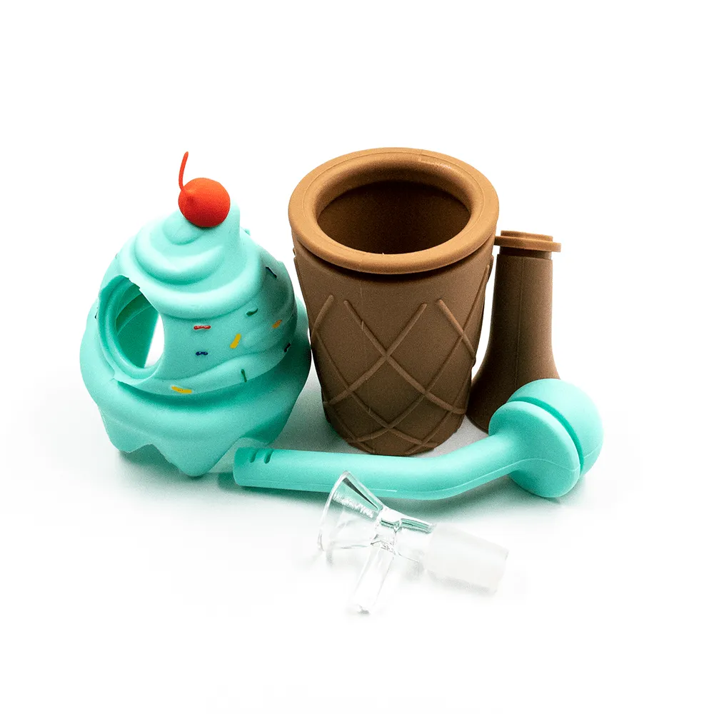 Ice Cream Silicone Bong