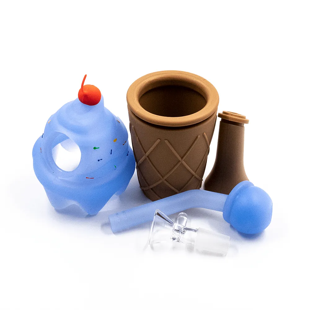 Ice Cream Silicone Bong