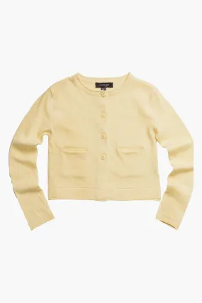 Imoga Denise Girls Cardigan - Lemon