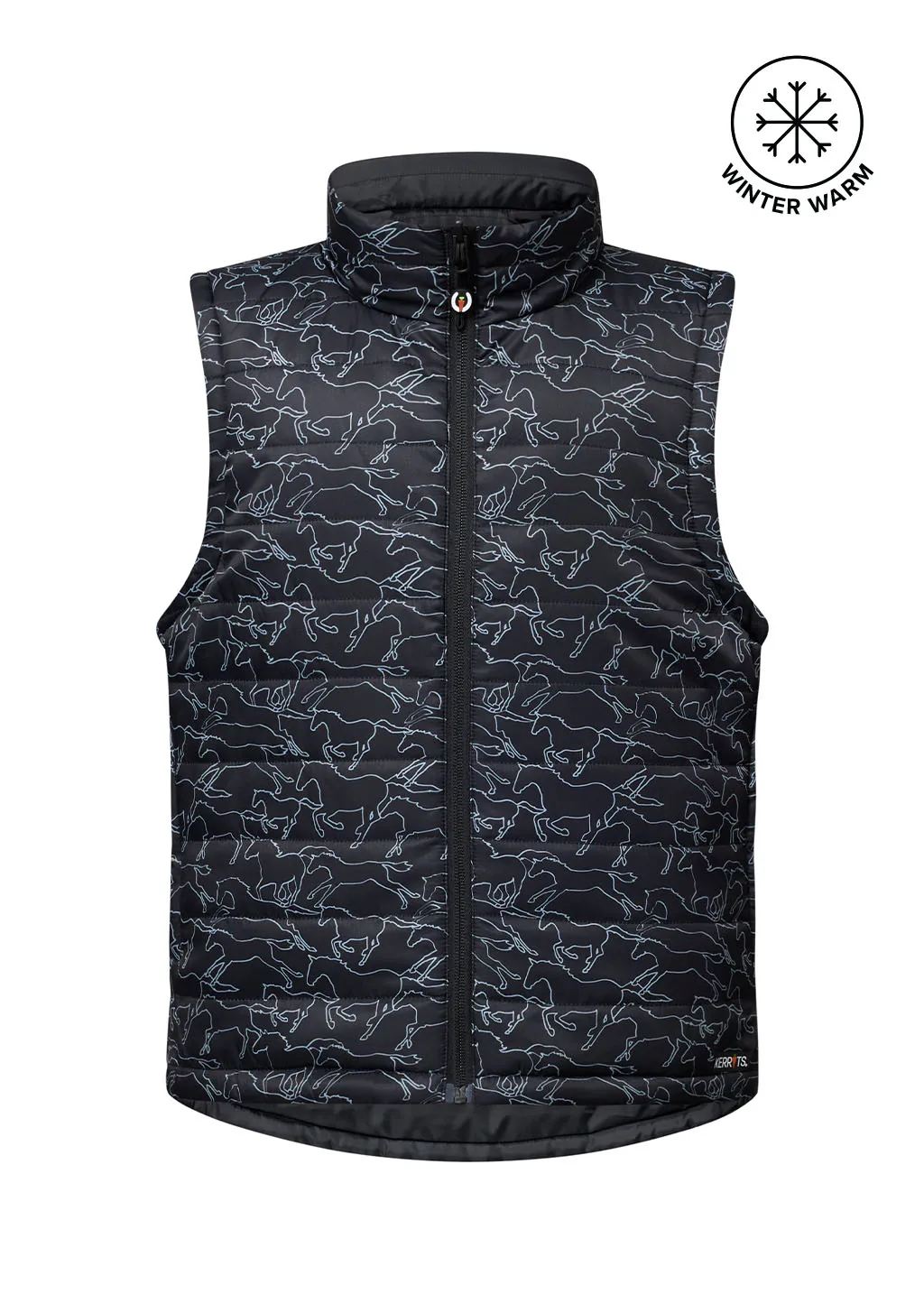 Kids Round Up Reversible Quilted Riding Vest