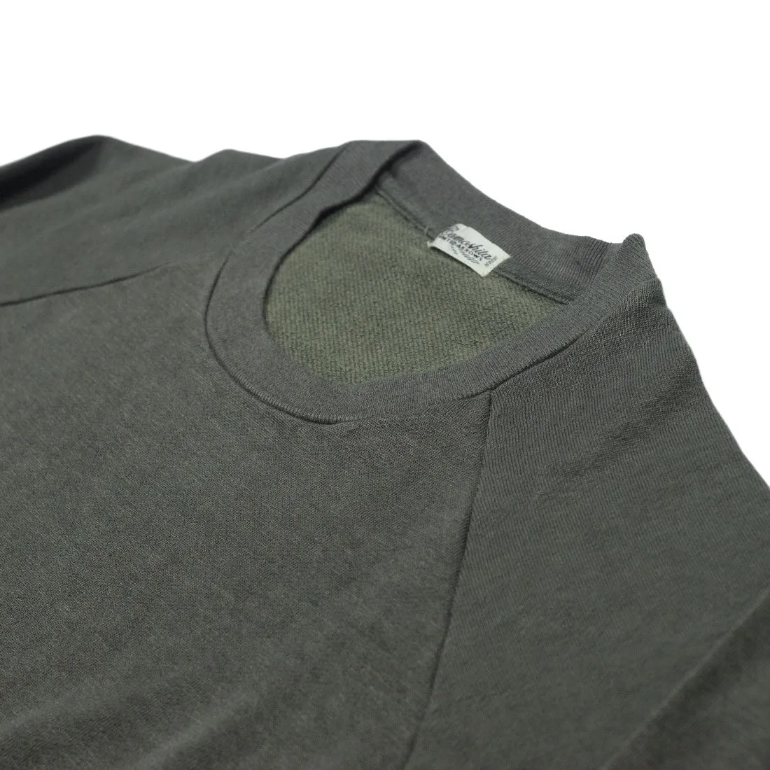 Linen/cotton crewneck sweatshirt, Grey