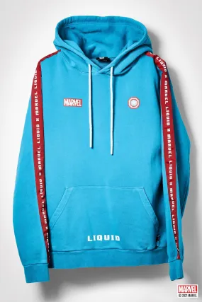 LIQUID x MARVEL RETRO CAPTAIN AMERICA HOODIE