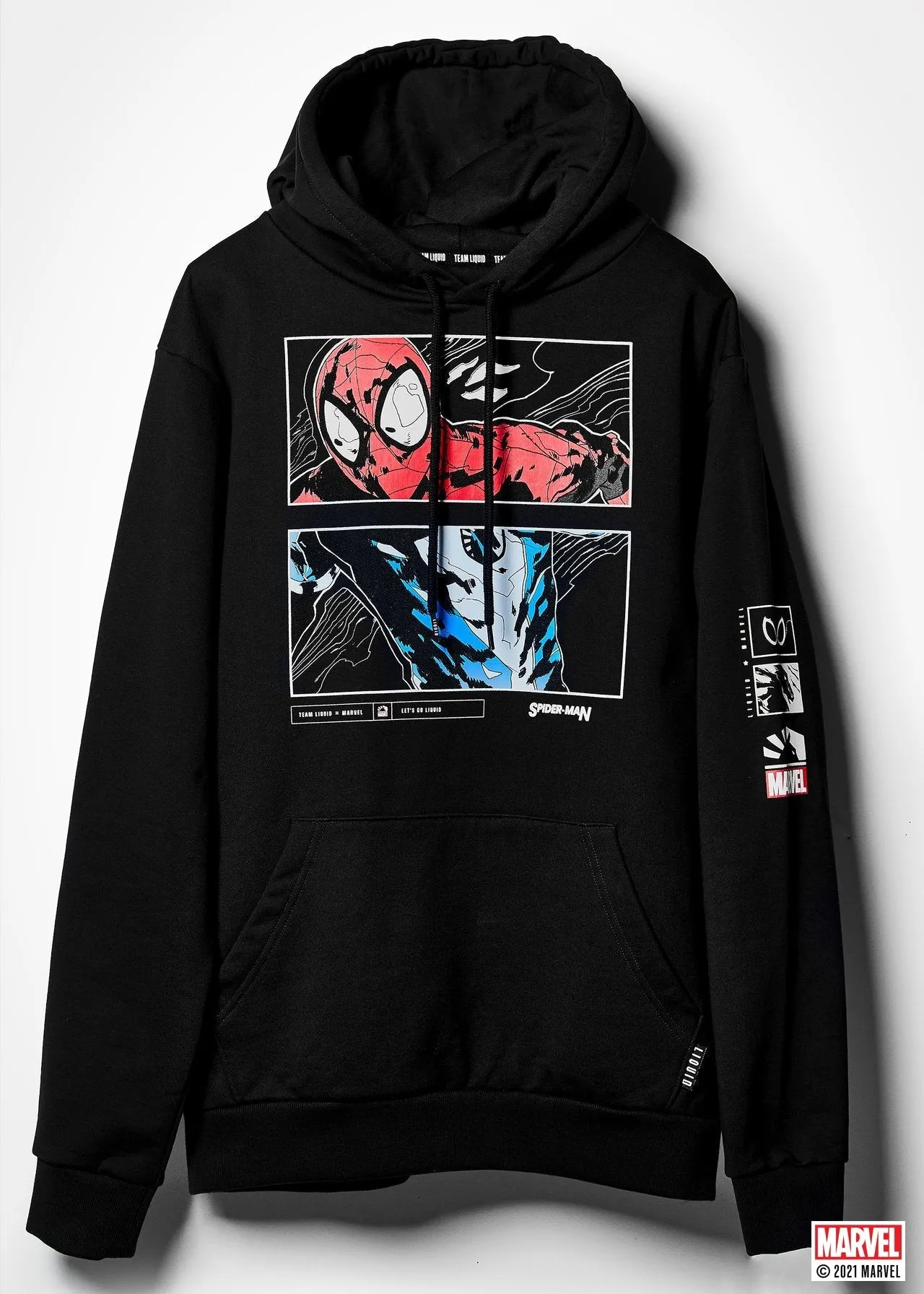 LIQUID x MARVEL SPIDER-MAN ARTWORK HOODIE