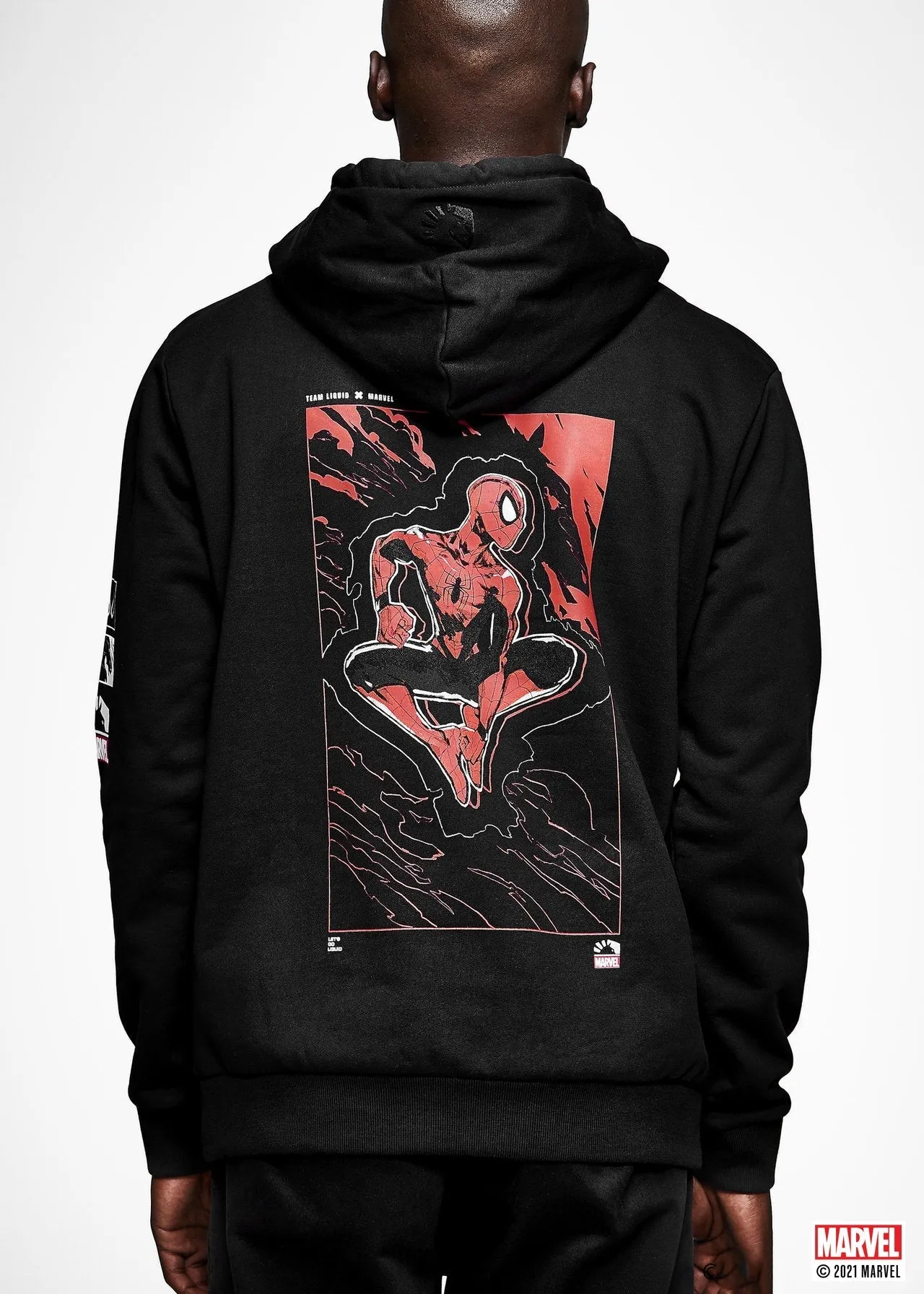 LIQUID x MARVEL SPIDER-MAN ARTWORK HOODIE