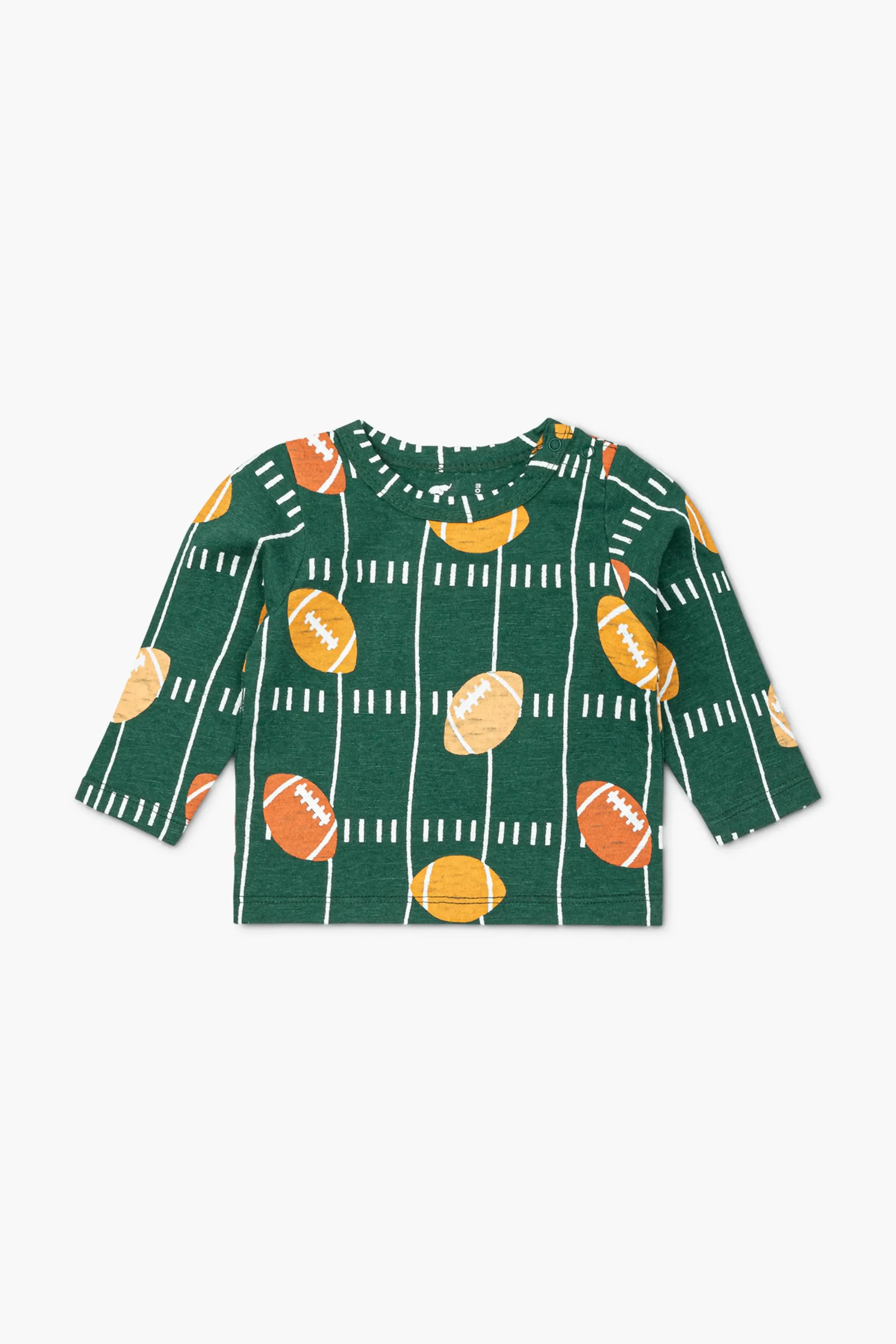 Long Sleeve Crewneck Tee_Football Fun