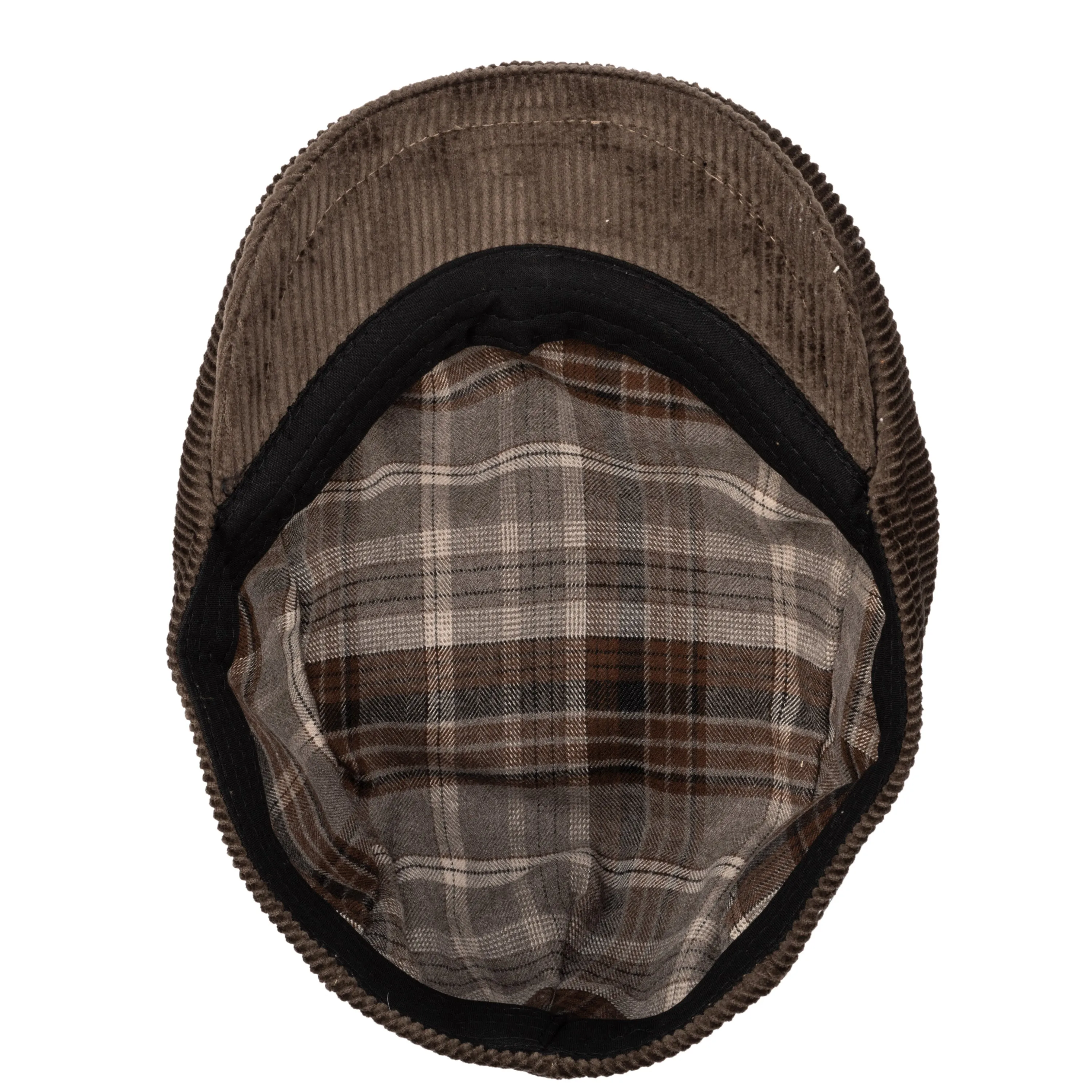 Men's Corduroy Driver With Plaid Lining