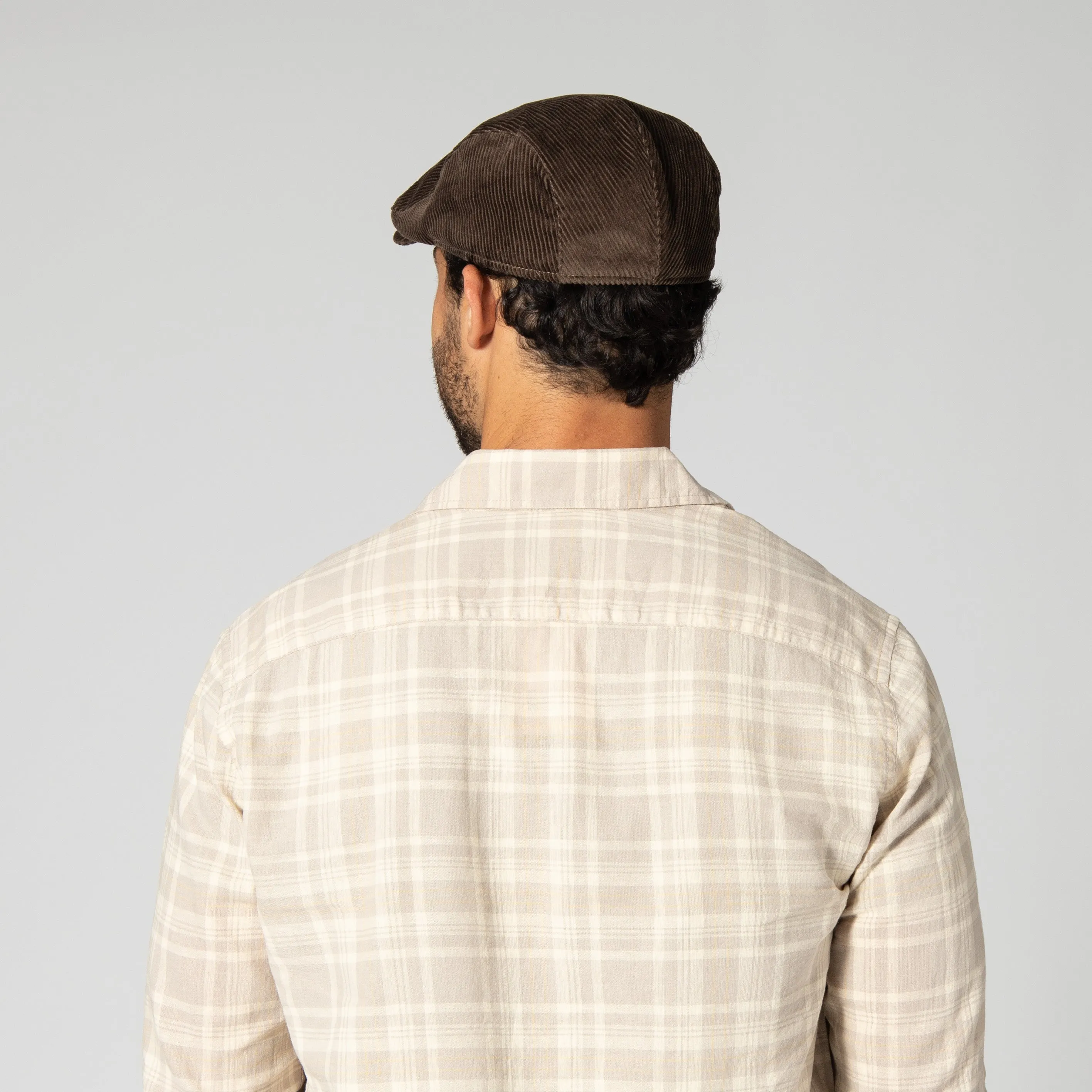 Men's Corduroy Driver With Plaid Lining