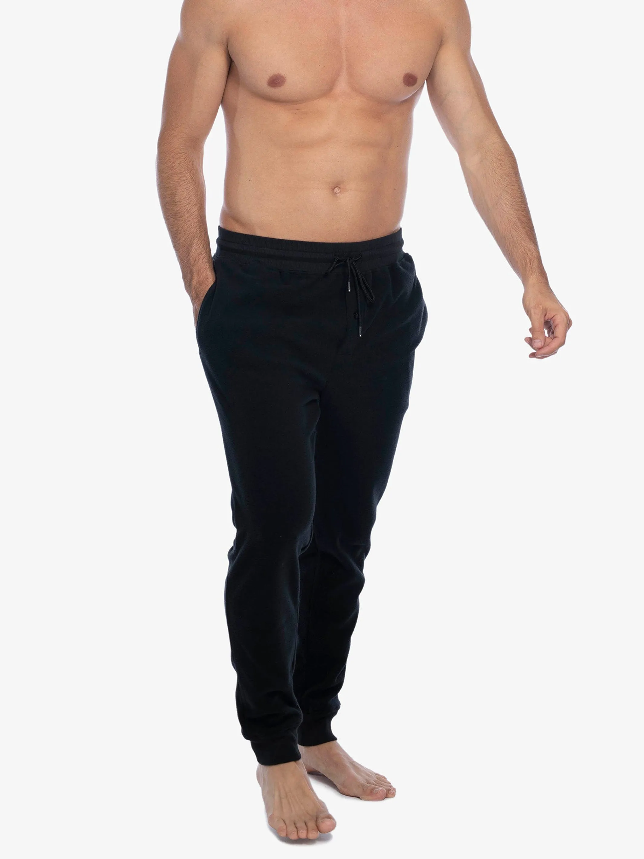 MICROFLEECE JOGGER | BLACK