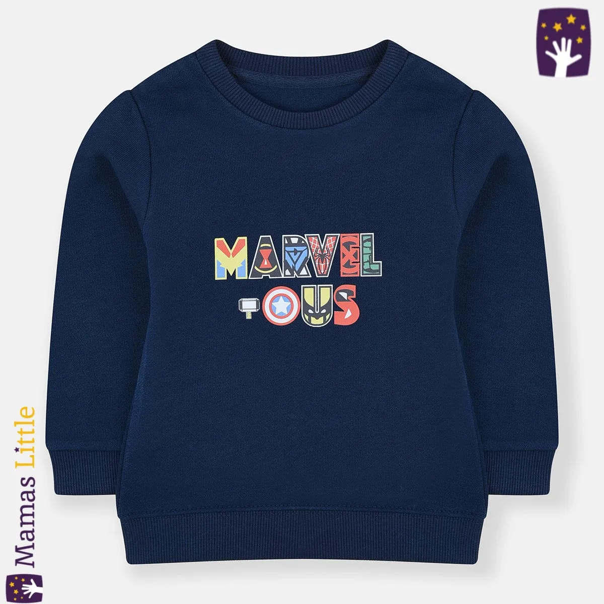 ML Marvel Avengers Navy Blue Terry Sweatshirt 9808