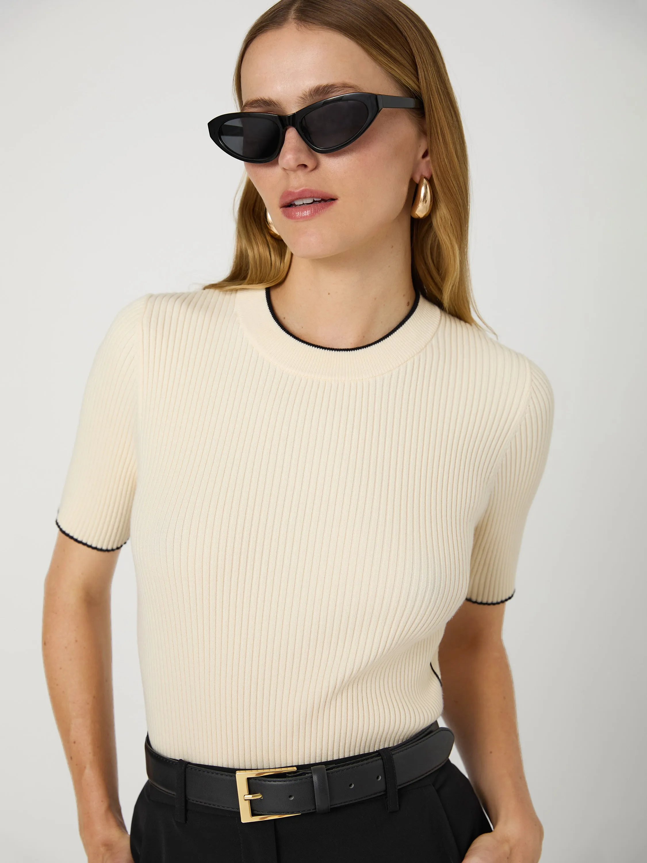 Mozza Short Sleeve Sweater