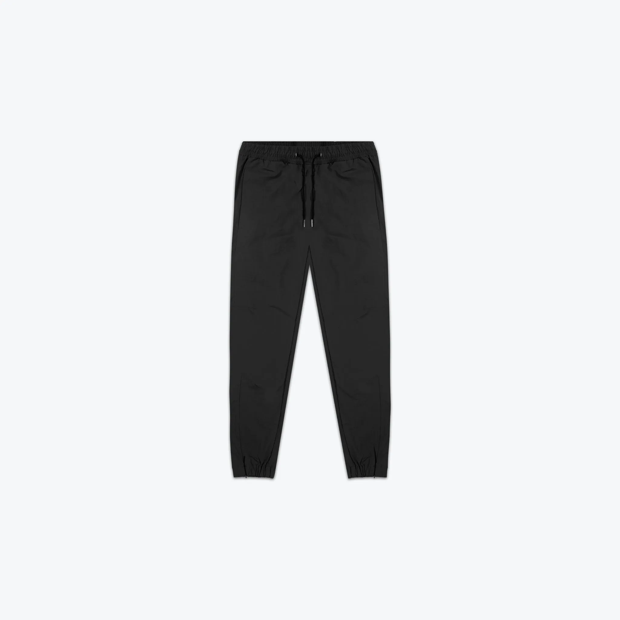 NYLON WARM UP PANT - BLACK