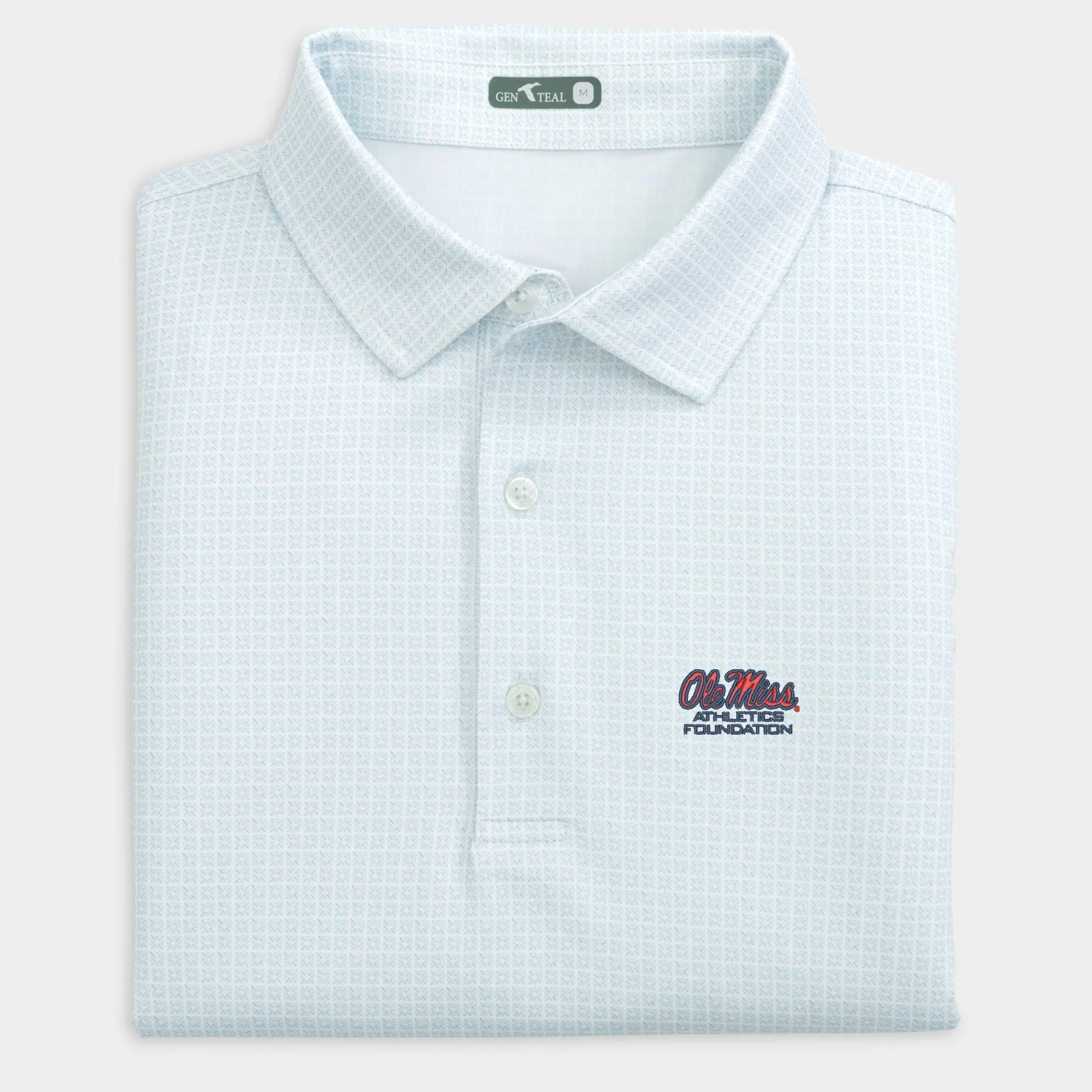 Ole Miss Athletics Foundation Tile Printed Performance Polo