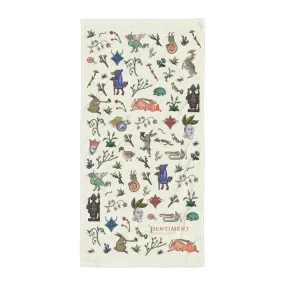 Pentiment Marginalia Beach Towel