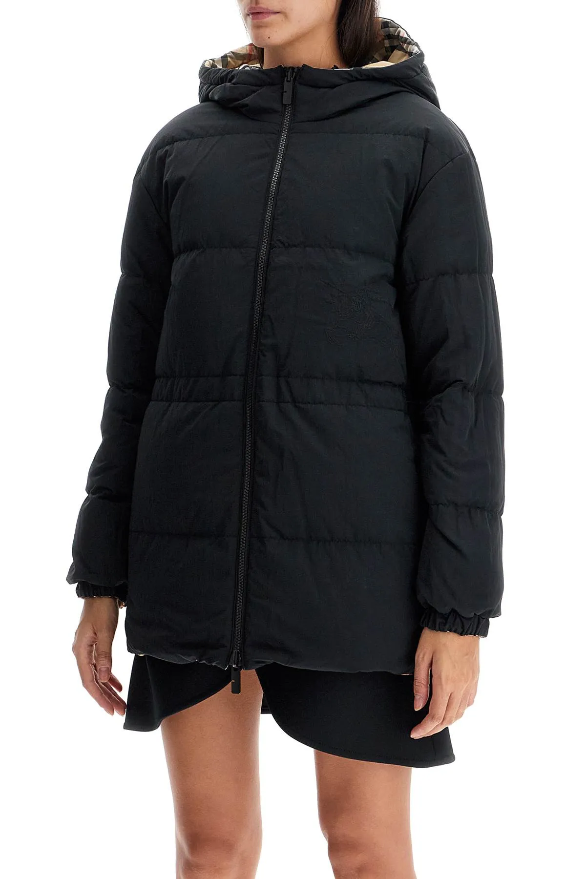 REVERSIBLE MIDI DOWN JACKET