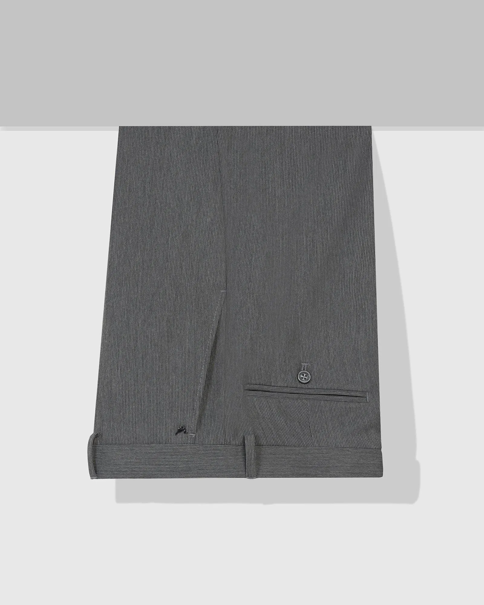 Slim Fit B-91 Formal Grey Stripe Trouser - Prius