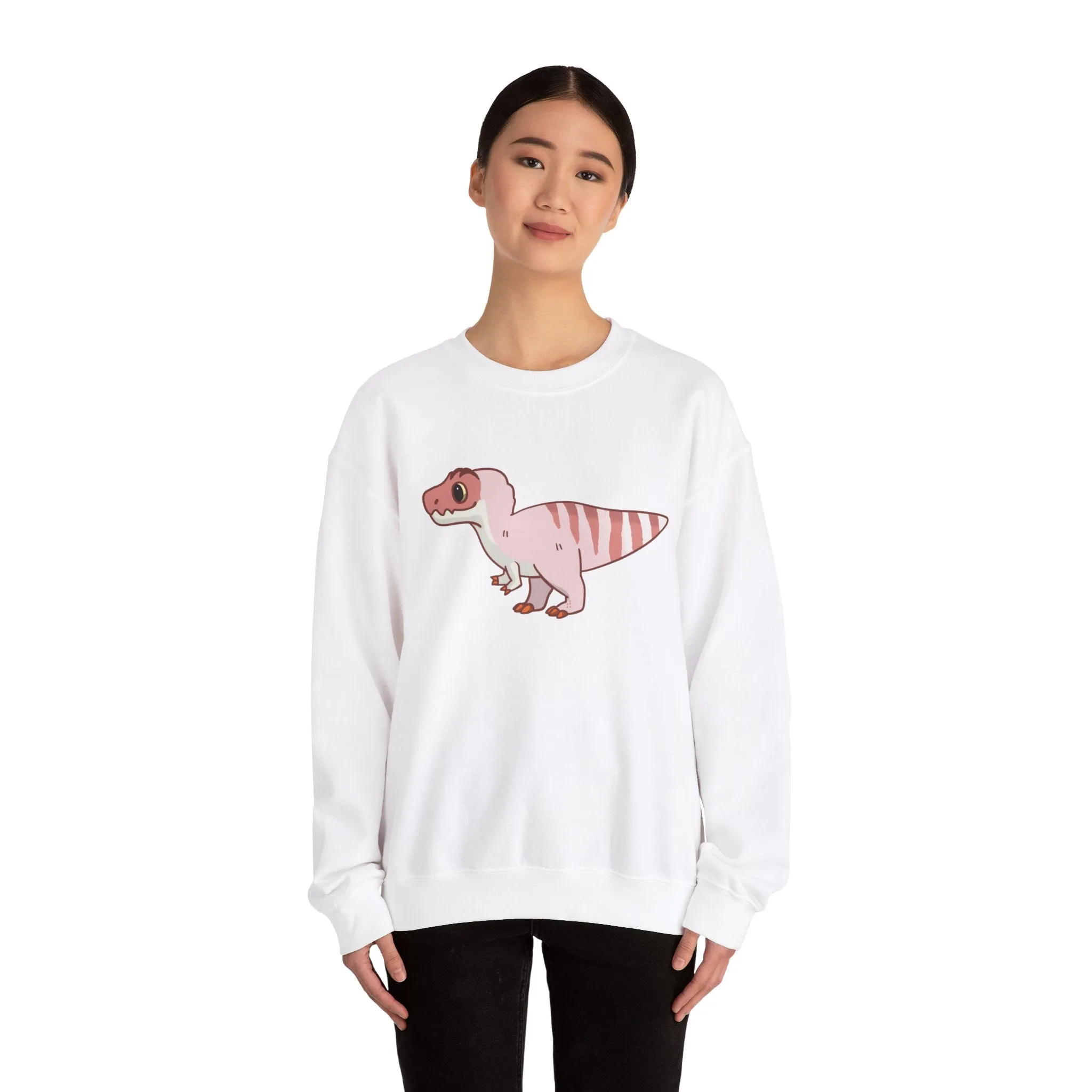 Strawberry Tyrannosaurus Rex - Unisex Heavy Blend™ Crewneck Sweatshirt