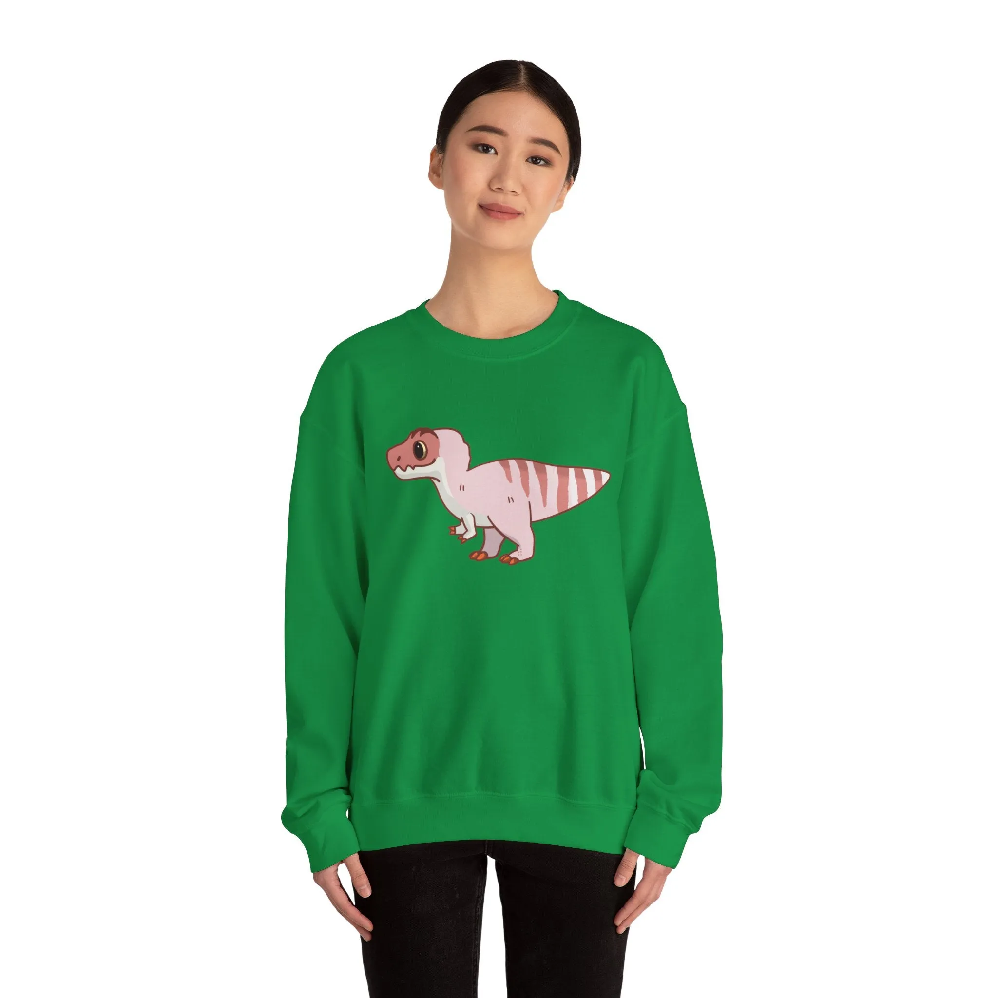 Strawberry Tyrannosaurus Rex - Unisex Heavy Blend™ Crewneck Sweatshirt