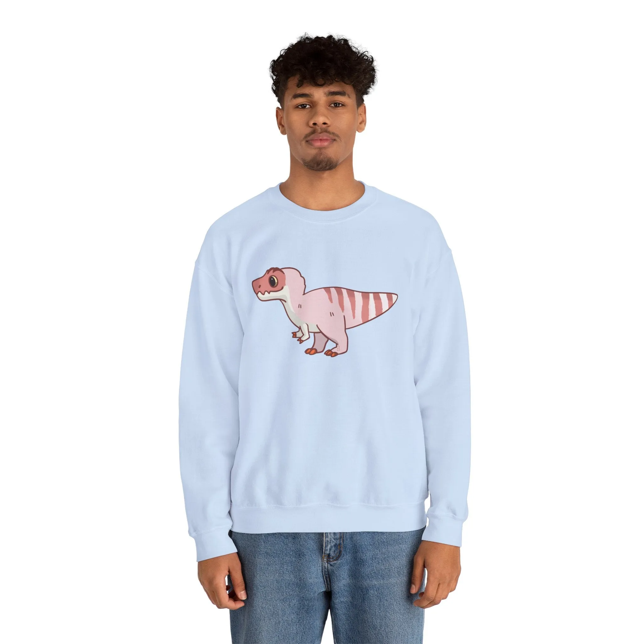 Strawberry Tyrannosaurus Rex - Unisex Heavy Blend™ Crewneck Sweatshirt